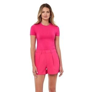 Edited by Remi Bader Women's High Rise Trouser Short Size 4 Pink New With Tags